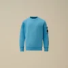U16 Diagonal Fleece-Sweatshirt med rund hals och Lens-motiv