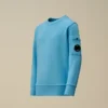 U16 Diagonal Fleece-Sweatshirt med rund hals och Lens-motiv