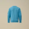 U16 Diagonal Fleece-Sweatshirt med rund hals och Lens-motiv