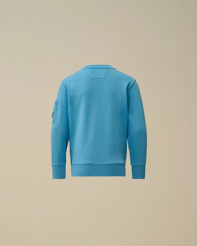 U16 Diagonal Fleece-Sweatshirt med rund hals och Lens-motiv