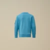 U16 Diagonal Fleece-Sweatshirt med rund hals och Lens-motiv