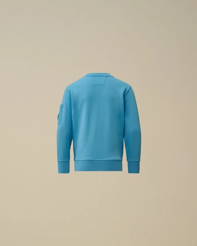 U16 Diagonal Fleece-Sweatshirt med rund hals och Lens-motiv