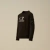 U16 Diagonal Fleece-Sweatshirt med rund hals och logotyp