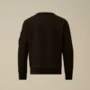 U16 Diagonal Fleece-Sweatshirt med rund hals och logotyp