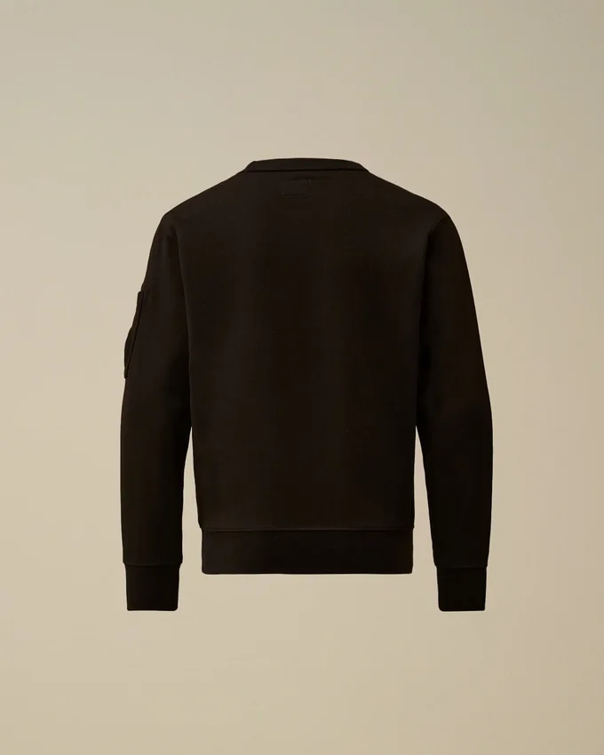 U16 Diagonal Fleece-Sweatshirt med rund hals och logotyp
