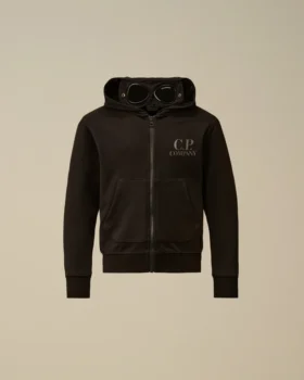 U16 Diagonal Fleece Zip Goggle-Sweatshirt