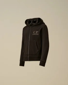 U16 Diagonal Fleece Zip Goggle-Sweatshirt