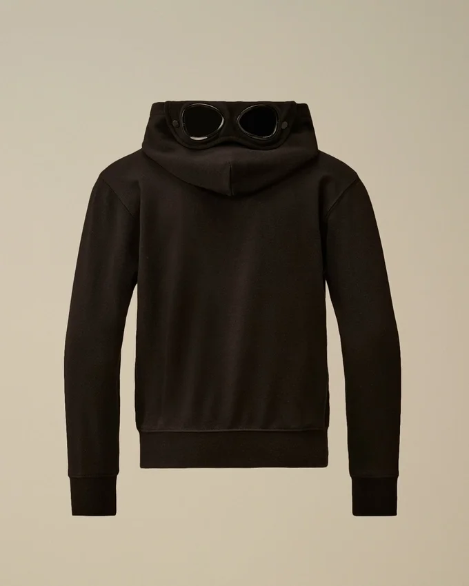 U16 Diagonal Fleece Zip Goggle-Sweatshirt