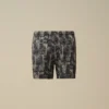 U16 Flatt Nylon-badshorts med tryck