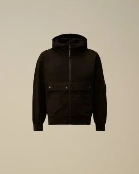 U16 Lätt fleece-Sweatshirt med huva och Lens-motiv