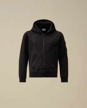 U16 Lätt fleece-Sweatshirt med huva och Lens-motiv