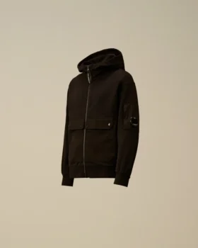U16 Lätt fleece-Sweatshirt med huva och Lens-motiv