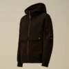 U16 Lätt fleece-Sweatshirt med huva och Lens-motiv