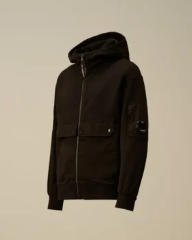 U16 Lätt fleece-Sweatshirt med huva och Lens-motiv