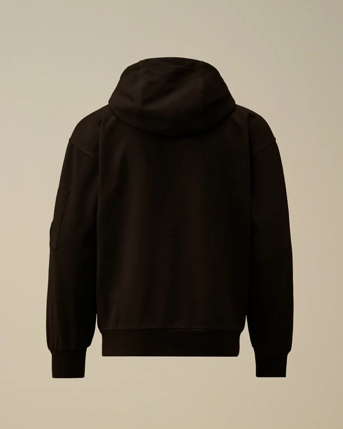 U16 Lätt fleece-Sweatshirt med huva och Lens-motiv