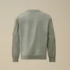 U16 Lätt fleece-Sweatshirt med rund hals och blandade detaljer