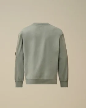 U16 Lätt fleece-Sweatshirt med rund hals och blandade detaljer