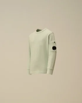 U16 Malfilè fleece-tröja med rund hals och Lens-motiv