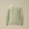 U16 Malfilè fleece-tröja med rund hals och Lens-motiv