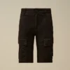 U16 Stretch-gabardin-cargoshorts with Lens