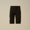 U16 Stretch-gabardin-cargoshorts with Lens