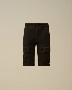 U16 Stretch-gabardin-cargoshorts with Lens