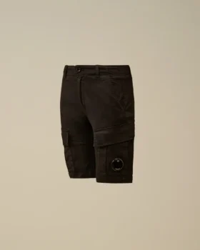 U16 Stretch-gabardin-cargoshorts with Lens
