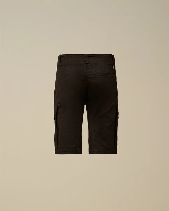 U16 Stretch-gabardin-cargoshorts with Lens