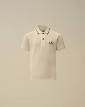 U16 stretchpiqué, kortärmad logopolo