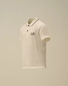 U16 stretchpiqué, kortärmad logopolo