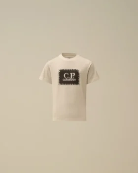 U16 T-shirt i bomullsjersey 30/1 med kort ärm och logotypetikett