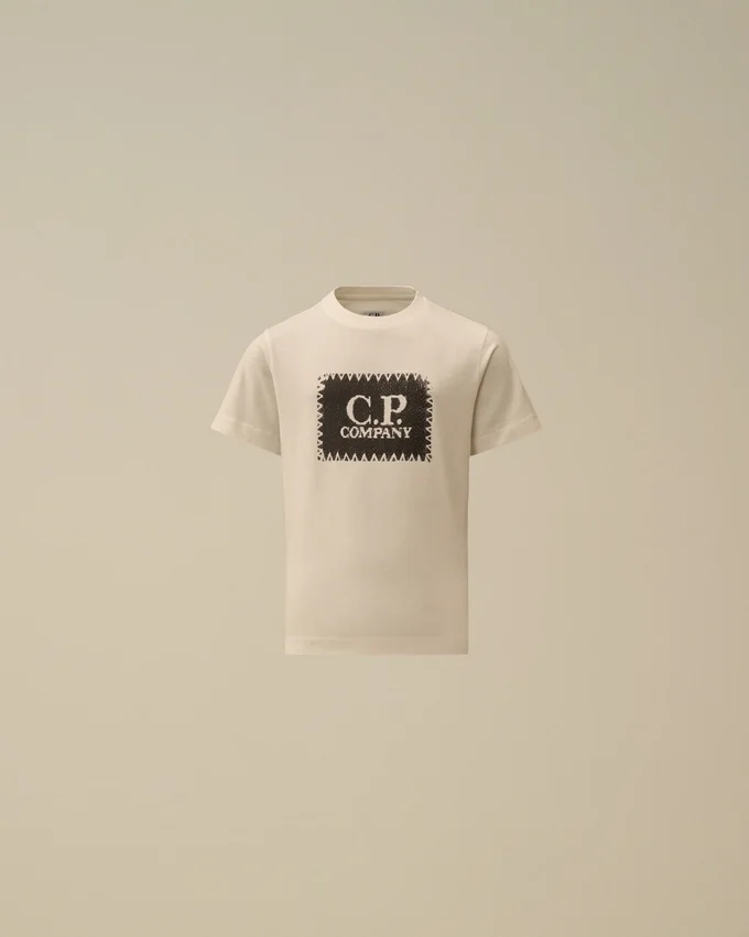 U16 T-shirt i bomullsjersey 30/1 med kort ärm och logotypetikett