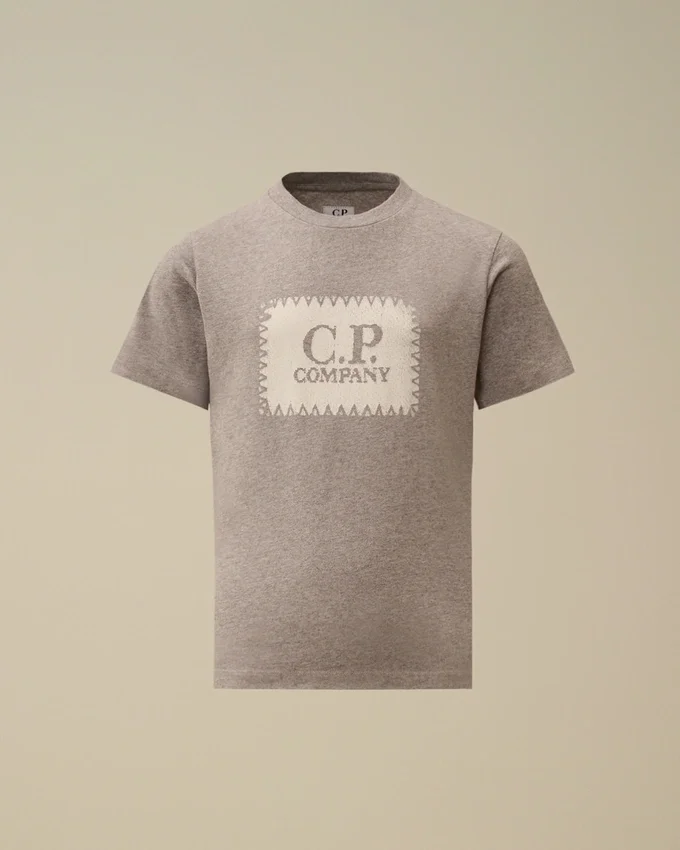 U16 T-shirt i bomullsjersey 30/1 med kort ärm och logotypetikett