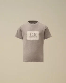 U16 T-shirt i bomullsjersey 30/1 med kort ärm och logotypetikett