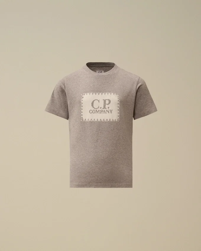 U16 T-shirt i bomullsjersey 30/1 med kort ärm och logotypetikett