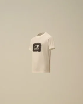 U16 T-shirt i bomullsjersey 30/1 med kort ärm och logotypetikett