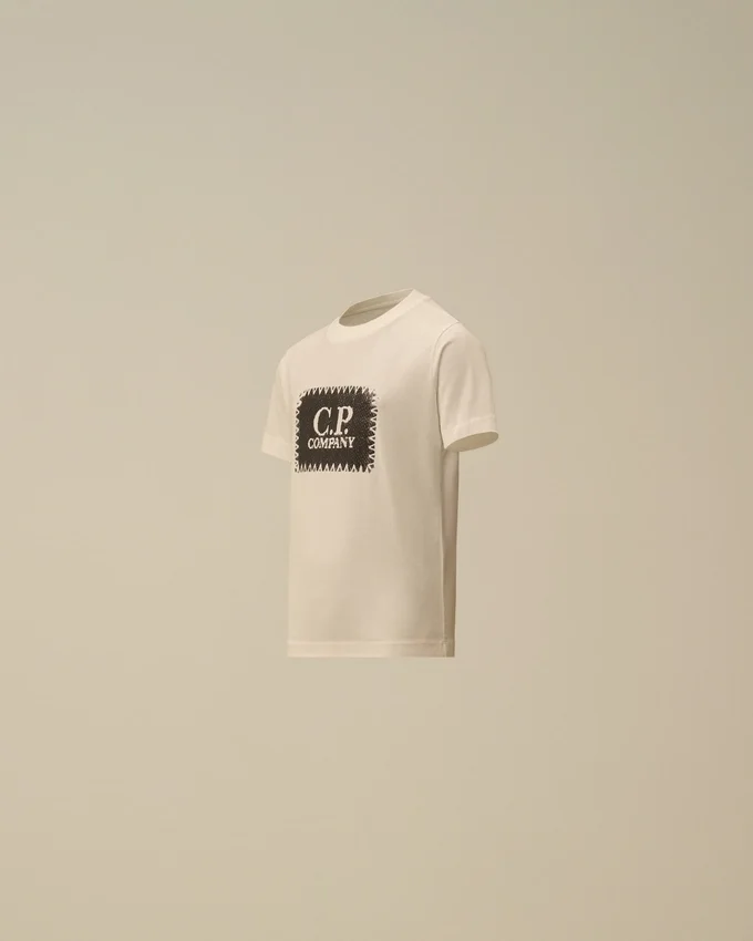 U16 T-shirt i bomullsjersey 30/1 med kort ärm och logotypetikett