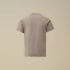 U16 T-shirt i bomullsjersey 30/1 med kort ärm och logotypetikett