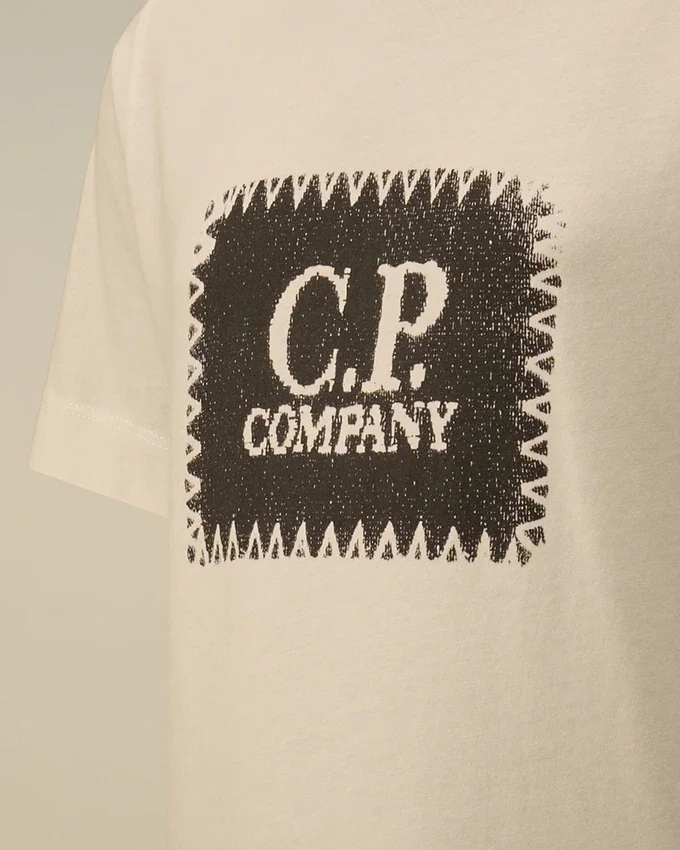 U16 T-shirt i bomullsjersey 30/1 med kort ärm och logotypetikett