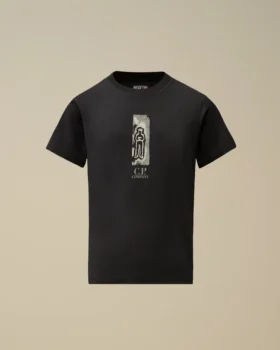 U16 T-shirt i bomullsjersey 30/1 med korta ärmar och motiv av brittisk sjöman