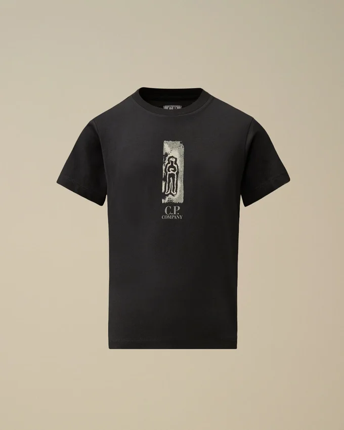 U16 T-shirt i bomullsjersey 30/1 med korta ärmar och motiv av brittisk sjöman