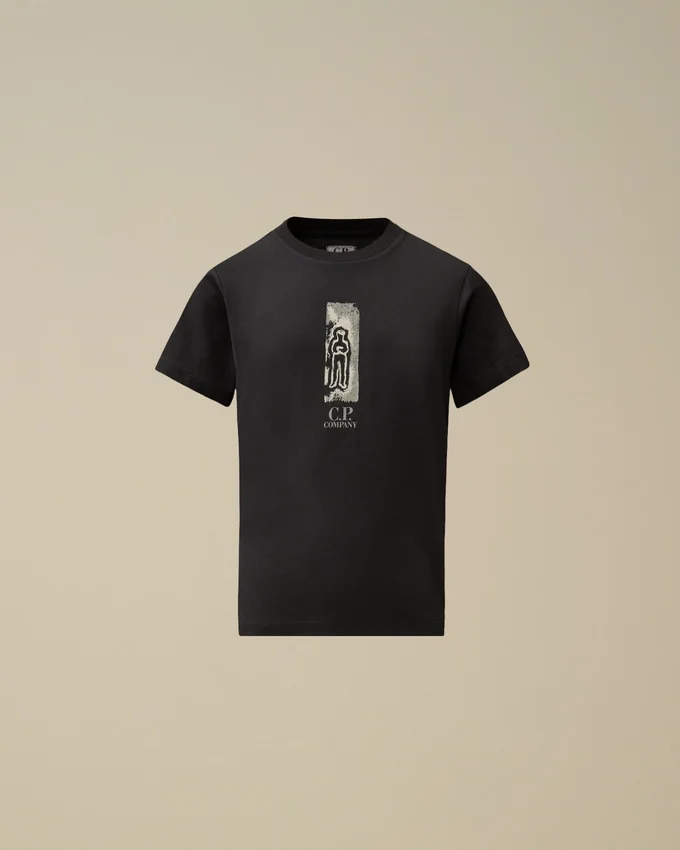 U16 T-shirt i bomullsjersey 30/1 med korta ärmar och motiv av brittisk sjöman