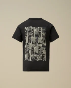 U16 T-shirt i bomullsjersey 30/1 med korta ärmar och motiv av brittisk sjöman