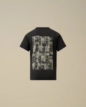 U16 T-shirt i bomullsjersey 30/1 med korta ärmar och motiv av brittisk sjöman