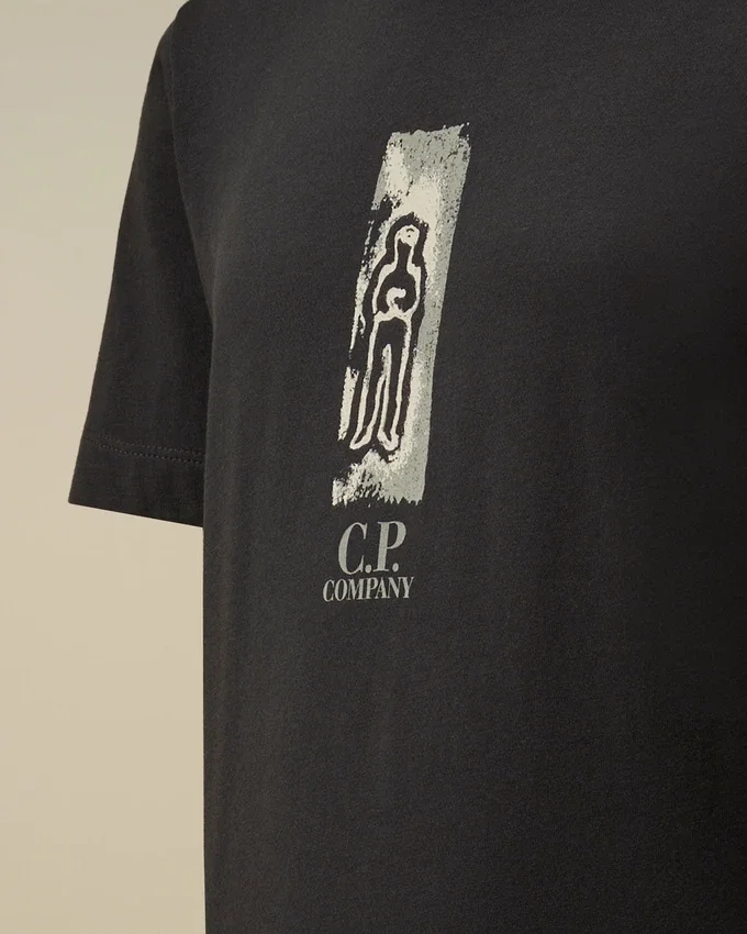 U16 T-shirt i bomullsjersey 30/1 med korta ärmar och motiv av brittisk sjöman