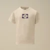 U16 T-shirt i bomullsjersey 30/1 med korta ärmar och tryck