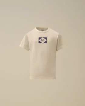 U16 T-shirt i bomullsjersey 30/1 med korta ärmar och tryck