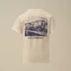 U16 T-shirt i bomullsjersey 30/1 med korta ärmar och tryck