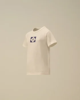 U16 T-shirt i bomullsjersey 30/1 med korta ärmar och tryck