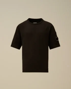 U16 T-shirt i bomullsjersey 30/1 med korta ärmar och överdimensionerad Lens-logotyp
